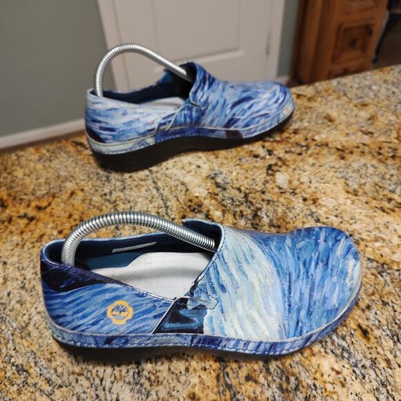Timberland Van Gogh Starry Night Blue Slip-On Shoes Size 8.5M Style 92625 - Picture 3 of 12